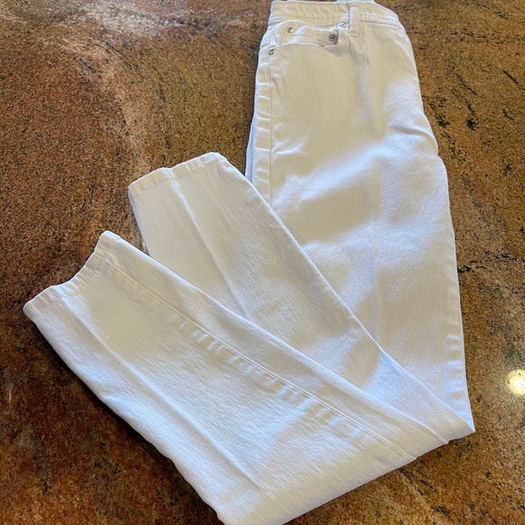 DG by Diane Gilman White Skinny, Tapered Leg Jeans XST (XS Tall) Excellent! - Picture 9 of 10